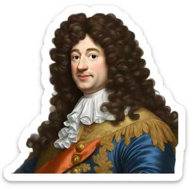 Louis XIV sticker