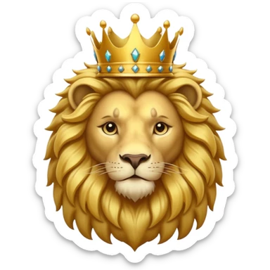  The logo features a crowned lion, The lion's crown signifies the team's aspiration to be the champions of the IPL, conveying a sense of royalty and excellence. The gold color symbolizes prestige and success, while the red background represents energy and passion.  sticker