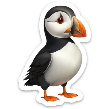 Puffin bird sticker