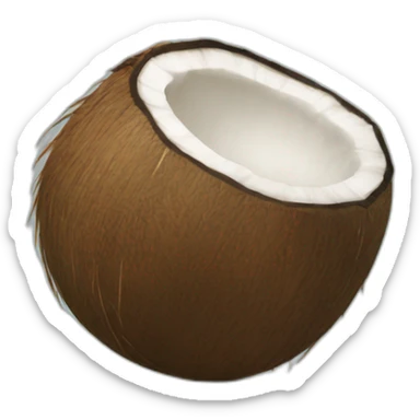 Coconut sticker