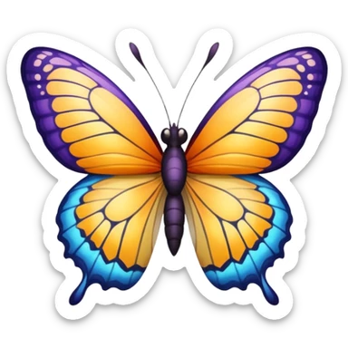 Kelebek sticker
