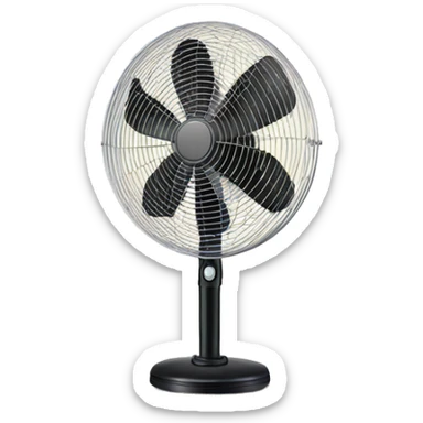 Cute classic Stand fan sticker