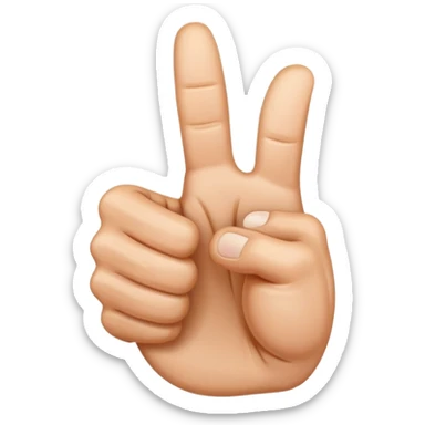 thumbs up like gesture sticker