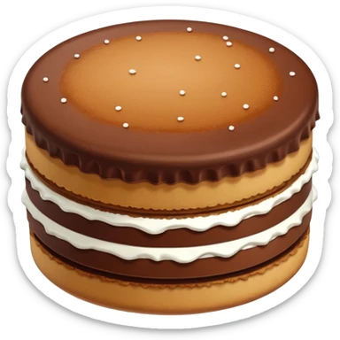 alfajor de chocolate sticker