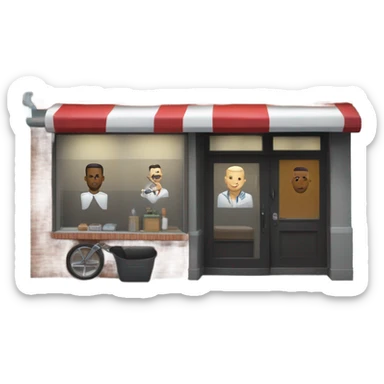 barberia BARBER BY AMAD sticker