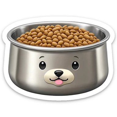 food bowl for pet sticker