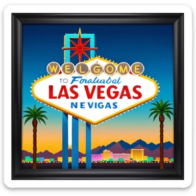 make a vegas emoji simpke sticker