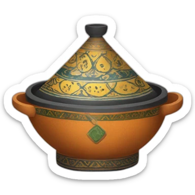Tajine marocain sticker
