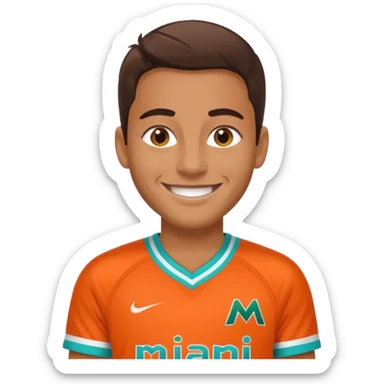 je suis avec maillot de NTM Miami sticker
