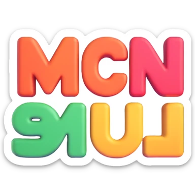 Add the word 'Scheduled' in a bold, modern font below the icon, keeping the 3D emoji style consistent, no background. sticker