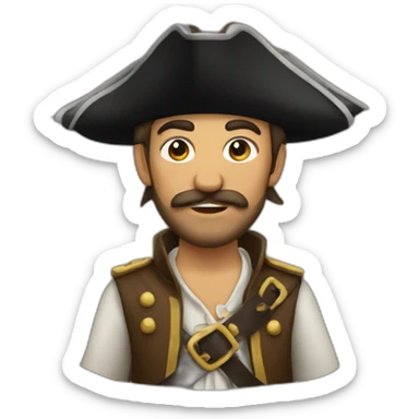 Pirata malo sticker