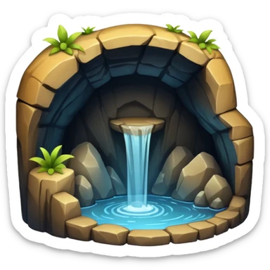 Cave sticker