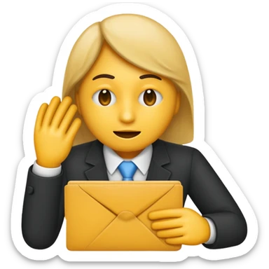 Emoji that represents a workflow reaction for "No Fraud Suspected" using words or a single image without faces sticker