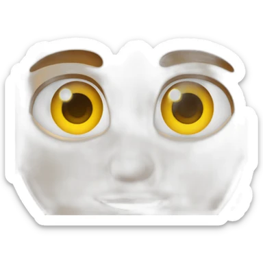Un emoji qui plisse les yeux sticker