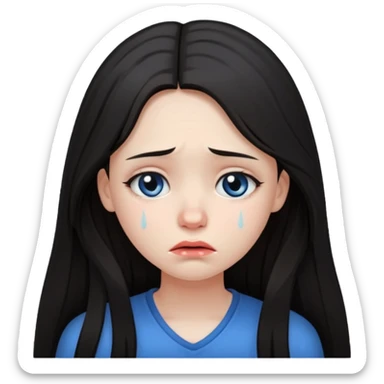 sad heartbroken girl  sticker