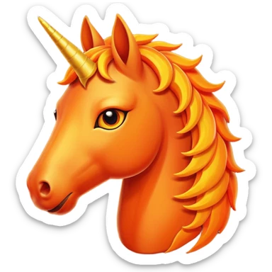 fire horse emoji for lunar new year sticker