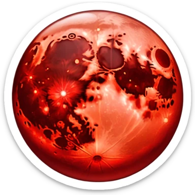 Generate blood moon sticker