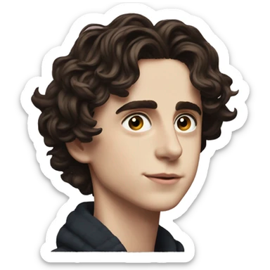 timotheé chalamet sticker