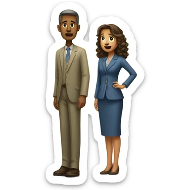 women being horrified because a man called her a big girl, even though he only meant she is tall, and not fat. She should be shorter than him. A sticker