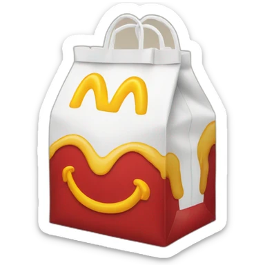 Mcdonald’s bag sticker