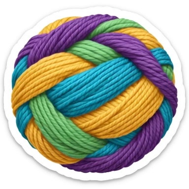 ball of yarn sticker