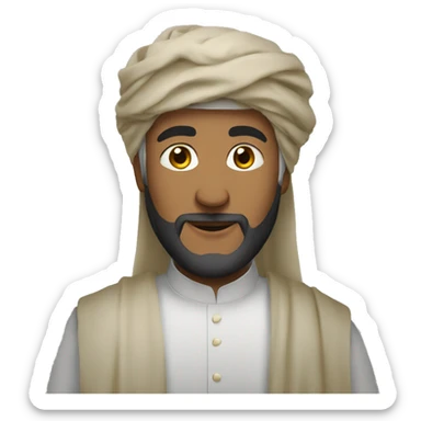 Musulman qui prie  sticker