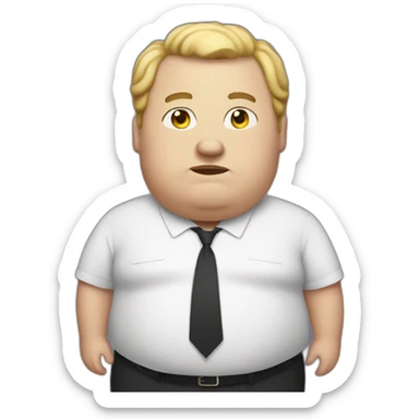 extremely obese nelson sticker