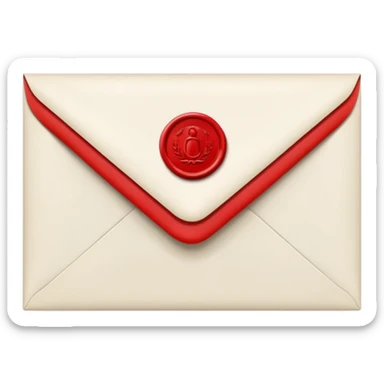 Salary enclosed in an envelope sticker