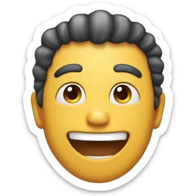 Sarcastically laughing  sticker