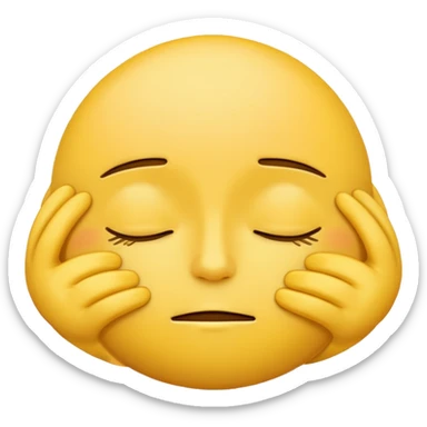 A sleepy emojie  sticker
