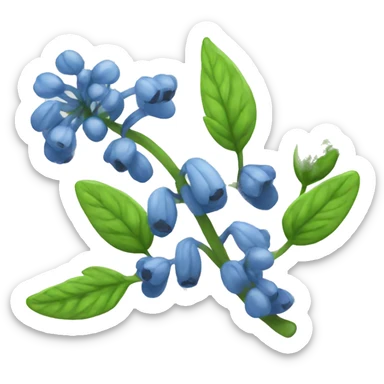Blue Cohosh plant sticker