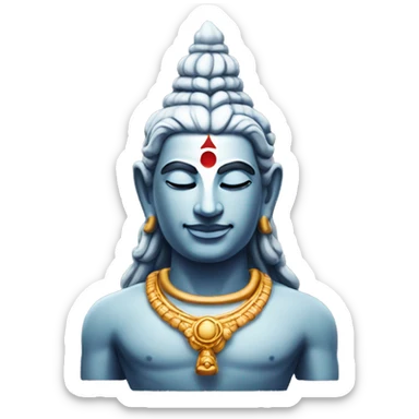 A lord Shiva Idol sticker