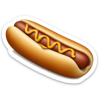 Hot dog with wrinkly face smoking a cigar  sticker