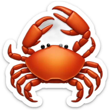 CRAB HAND  sticker