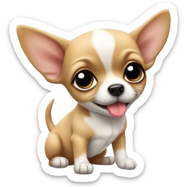 Chihuahua puppy sticker