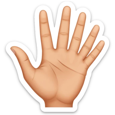 The german handgesture for "schweigefuchs" sticker