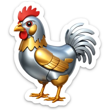 Robo chicken   sticker