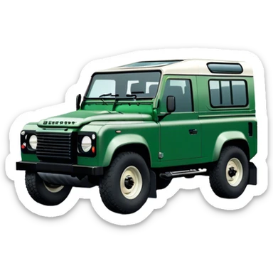 Land Rover Defender - Land Rover (Model Year: 2022) (Iconic colour: Green) sticker