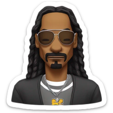 super saiyen snoop dogg sticker
