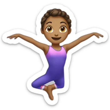 Gymnastique sticker