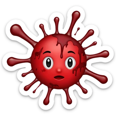 Blood splatter  sticker