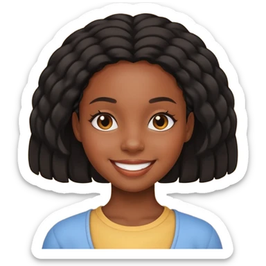 67 black biy sticker