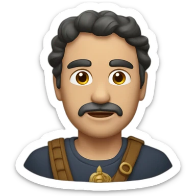 Filósofo rey griego Platón sticker