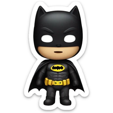 Hello kitty Batman  sticker