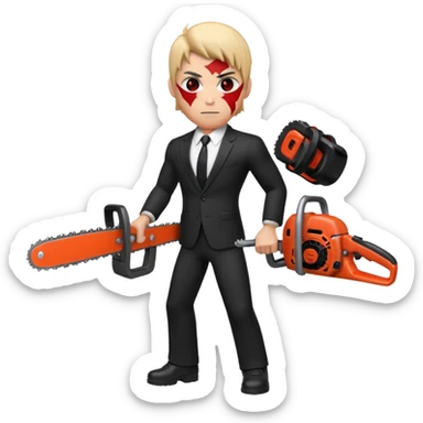 Chainsaw man sticker