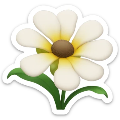 Flower sticker