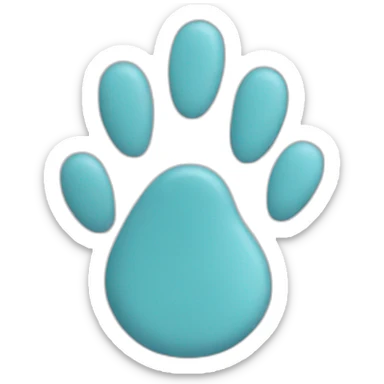 cat foot sticker