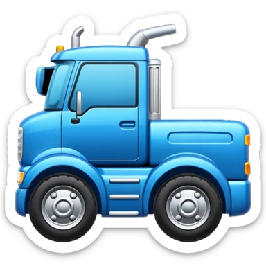 puedes crear unemojis de una tractocamion  sticker