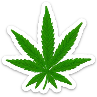 marijuana sticker