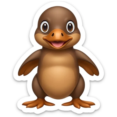 Platypus perry sticker